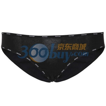 爱慕字母KIKI低腰三角内裤AM2523 黑色 M