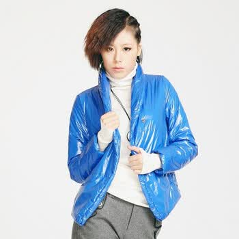 伊思君凯ESBACK 个性夹棉小棉衣1500230SMW597 宝蓝色 L