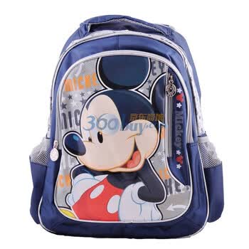 迪士尼/Disney 米奇米妮双肩书包 学生书包 M0371 三色可选 灰色