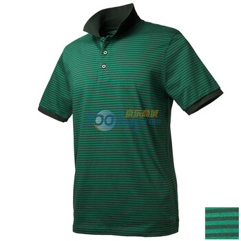 Giordano佐丹奴 Polo 男彩棉细横间平纹POLO 01010008 军绿色 M