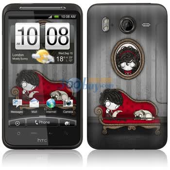 ideaSkin HTC Desire HD/G10/G7HD/A919/大坏蛋 忧郁症 手机外壳保护套皮贴膜 ENDASA850538