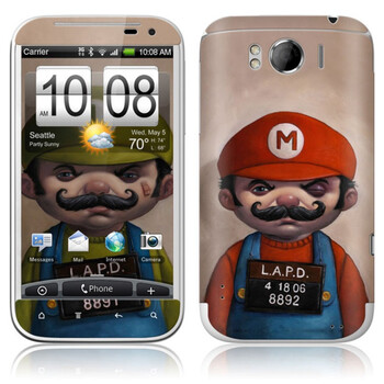 ideaSkin HTC G21/X315E/Sensation XL/Runnymede 落魄的马里奥 机身贴膜保护套皮肤 BBMC211986