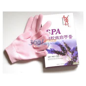 千草妍SPA凝胶手套 手部美白 保湿 去角质 滋润 手膜 一双