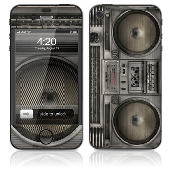 ideaSkin iPhone 4 老式收音机 手机外壳保护套皮贴膜 ENCJKC272006