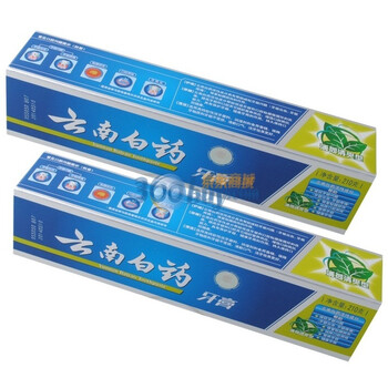 云南白药牙膏(清爽薄荷型)210g*2支