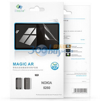 邦克仕(Benks)Magic AR原色抗反射套装系列保护贴膜(诺基亚 Nokia 5250 贴膜)