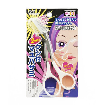 贝印 KAI 带眉梳眉剪 左右手都能用 KQ-0967