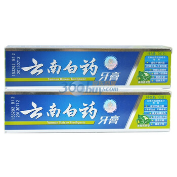 云南白药牙膏(薄荷清爽) 100g*2支