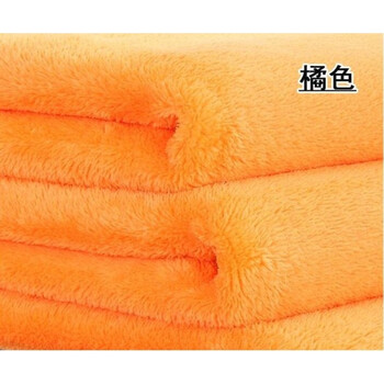 凯萌家纺 新款加厚四季皆宜多功能超柔舒眠绒毯 橘色 1.8*2.0 可做床单