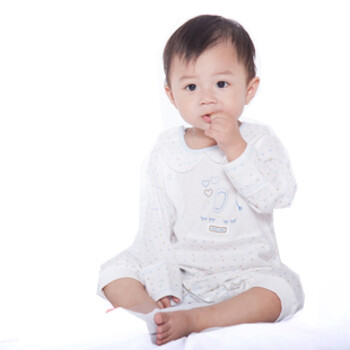 皇家宝贝新生儿哈衣爬服翻领连身衣R50118 粉红色 73