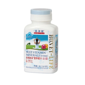 美澳健　多维多矿营养素片（女士型） 综合调理，日常保养基础营养　1g×60片