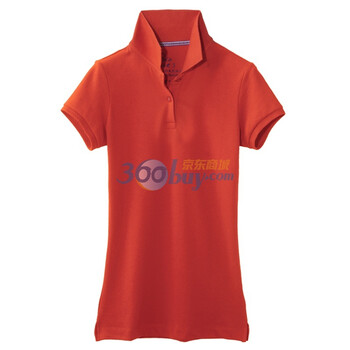 Giordano佐丹奴 Polo 女纤腰弹力粉嫩珠地POLO 01311001 橙色 S