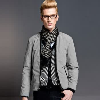 SPORTICA 斯波帝卡2011秋冬新品 简雅风精致格纹棉衣11191428 XXL