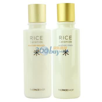 The face shop大米保湿护肤套装（保湿液150ml+保湿乳150ml）