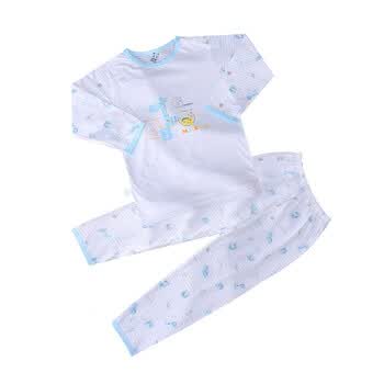 【小素材】春季新款儿童内衣 宝宝家居服套装 纯棉内衣套装2518 粉红色 100