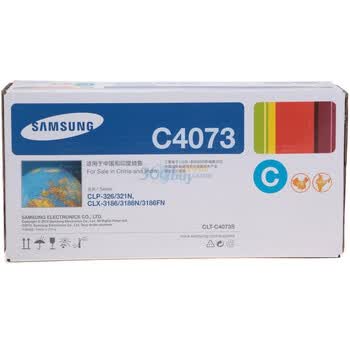 三星（SAMSUNG）CLT-C4073S/XIL青色墨粉 (适用CLP-328 326 321N 3186)