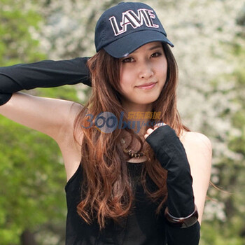 乐为帽子夏秋季女士棒球帽子L09UB150 深蓝色