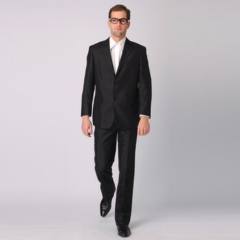 圣得西SUNDANCE男士黑色正装宽松版型西服套装套西A2840028061/2840018061 黑色 170/96A