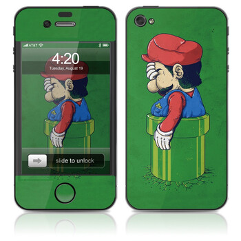 ideaSkin iPhone 4 游戏结束 手机外壳保护套皮贴膜 ENCJKC081925