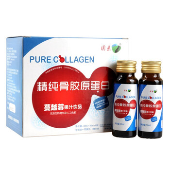 圆素 骨胶原蛋白蔓越莓果汁饮品6支