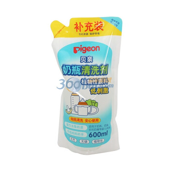贝亲奶瓶清洗剂补充装600ML MA08（2只装）新老包装货号更替中
