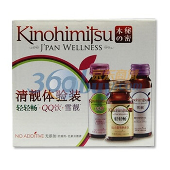 先清后补体验装 9盒（轻轻畅30ml+QQ饮50ml+雪靓50ml） Kinohimitsu木之秘密