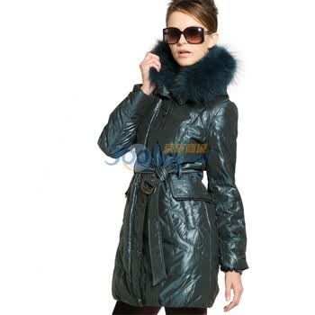 妠彩 N.CAI 冬季时尚女装羽绒服 Y99912深青绿XXXL