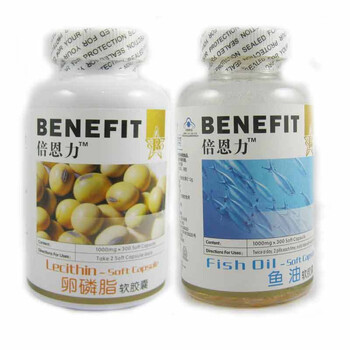 倍恩力鱼油300粒+卵磷脂300粒