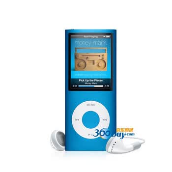 苹果(APPLE)iPod nano 四代 16G MP3播放器(蓝色)