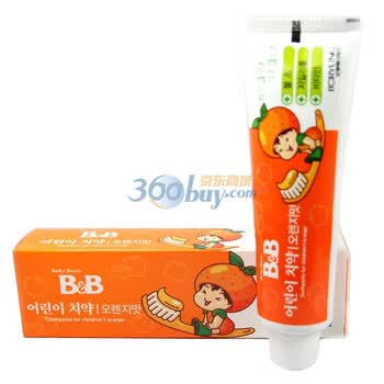 保宁 幼儿牙膏（橙子）90g*3 护理用品