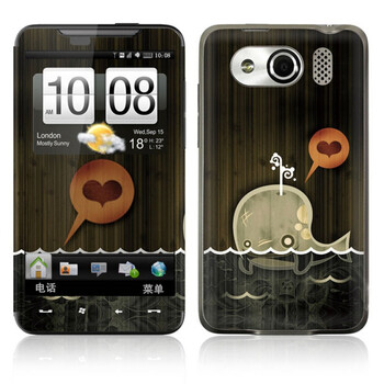 ideaSkin HTC T9199 / Z510D / 双擎 / 双擎S 鲸鱼的迷恋 机身贴膜 保护膜 皮肤 BDFC352022