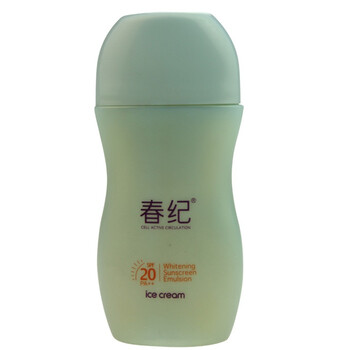 CAC春纪冰激凌零负担 美白防晒乳SPF20 60ml(清爽型)