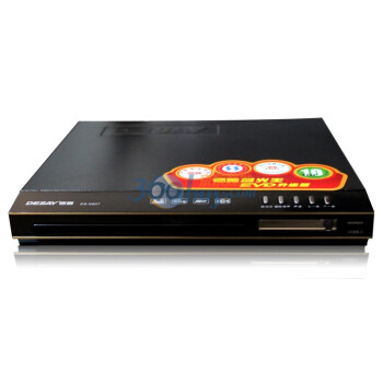 德赛（DESAY）DVD播放器 DS-N907 超小迷你外观 带显示屏 EVD MPEG4解码 U盘刻录 CD转录MP3 黑色