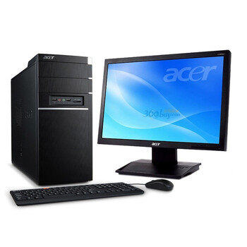 宏碁（Acer）AM3660台式电脑（E6600 2G 500G DVD刻 键鼠 Win7）