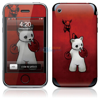 ideaSkin 苹果apple iPhone 3G/3GS 魔鬼的操控 外壳保护套贴膜 全身膜 ABRC672073