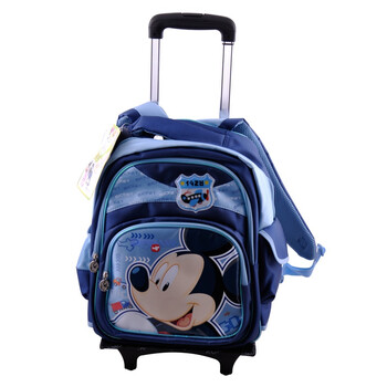 迪士尼/Disney 米奇米妮可拆式儿童拉杆书包 TR-M0413 两色可选 深蓝色
