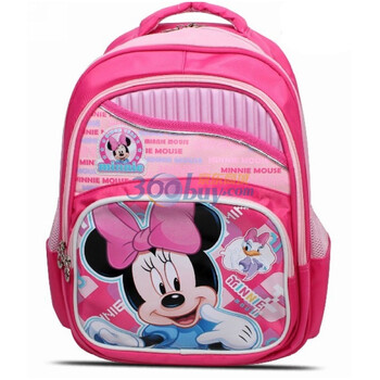 迪士尼DISNEY书包 米奇2012新款儿童书包 小学生双肩背包SM80262 桃色