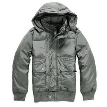 汤尼俊士(Tonyjeans)可脱卸帽短羽绒服 1209404330-97 灰色 XL