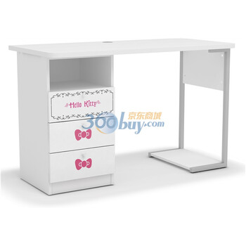 酷漫居 Hello kitty 高档家具 KT大明星 书桌/学习桌 家具品牌 儿童家具 爱洛粉红 书桌