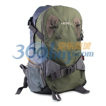 YESO2011大容量双肩旅行电脑包9903-1 军绿色