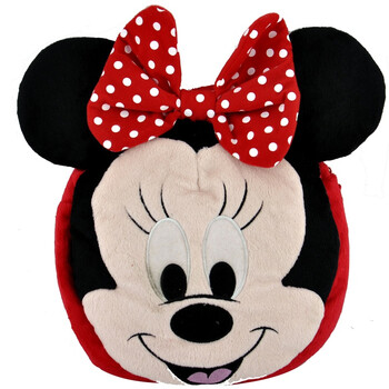 迪士尼/Disney 米妮儿童小包/幼儿学前书包/毛绒背包 CC-M1010 红色