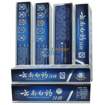 云南白药牙膏(留兰香)100g*6支