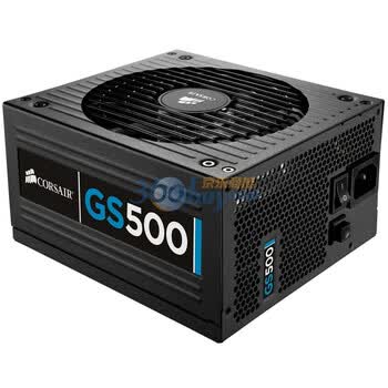 海盗船（CORSAIR）游戏系列 GS500 高性能游戏电源（额定500W/80PLUS认证/主动式PFC）