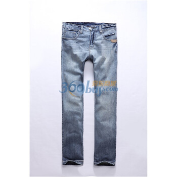 七匹狼SWJEANS休闲牛仔长裤171150403005 深蓝 32