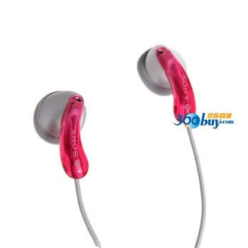 索尼（SONY）耳塞 MDR-E10LP 简洁小巧 粉红色