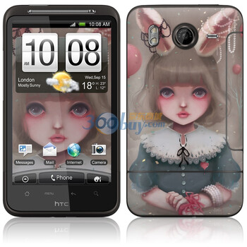 ideaSkin HTC Desire HD/G10/大坏蛋/A9191 朱丽叶-气球与珍珠 手机外壳保护套皮贴膜 DASA621738