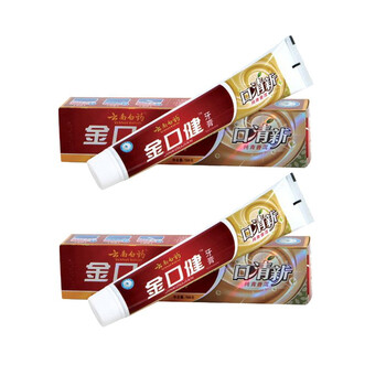 云南白药金口健清纯普洱牙膏130g*2