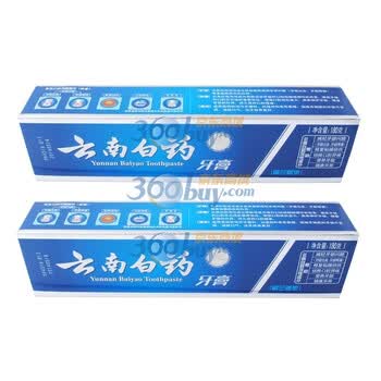 云南白药牙膏留兰香型180g*2支