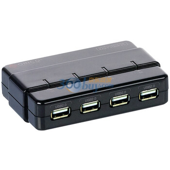 奥睿科（ORICO）H4928-U2 4口HUB高速集线器（带5V2A电源） 黑
