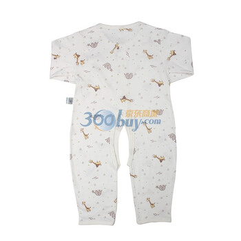 童泰 F1386Z 宝宝服饰 12新款超柔抗菌竹纤维开档连体衣哈衣 婴儿童装内衣 黄色 73码